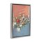 Stupell Industries Flowers in Jeans Pocket Framed Floater Canvas Wall Art Design by Nataly White